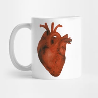 anatomical heart drawing Mug